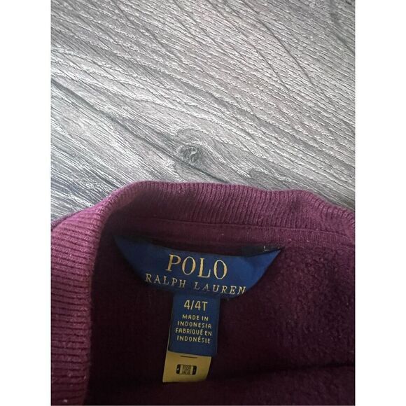 Polo Ralph Lauren Floral Fleece Sweatshirt Dress size 4 T - Picture 6 of 6